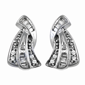 Shop the Latest Design: Cubic Zirconia Silver Earrings for a Stunning Look Elegant Detail Gorgeous Decor