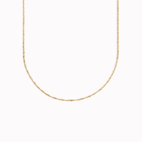 Locket Piece Singapore Chain - Leknes