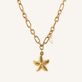 SANTORINI STARFISH PEARL NECKLACE Furnishing Item