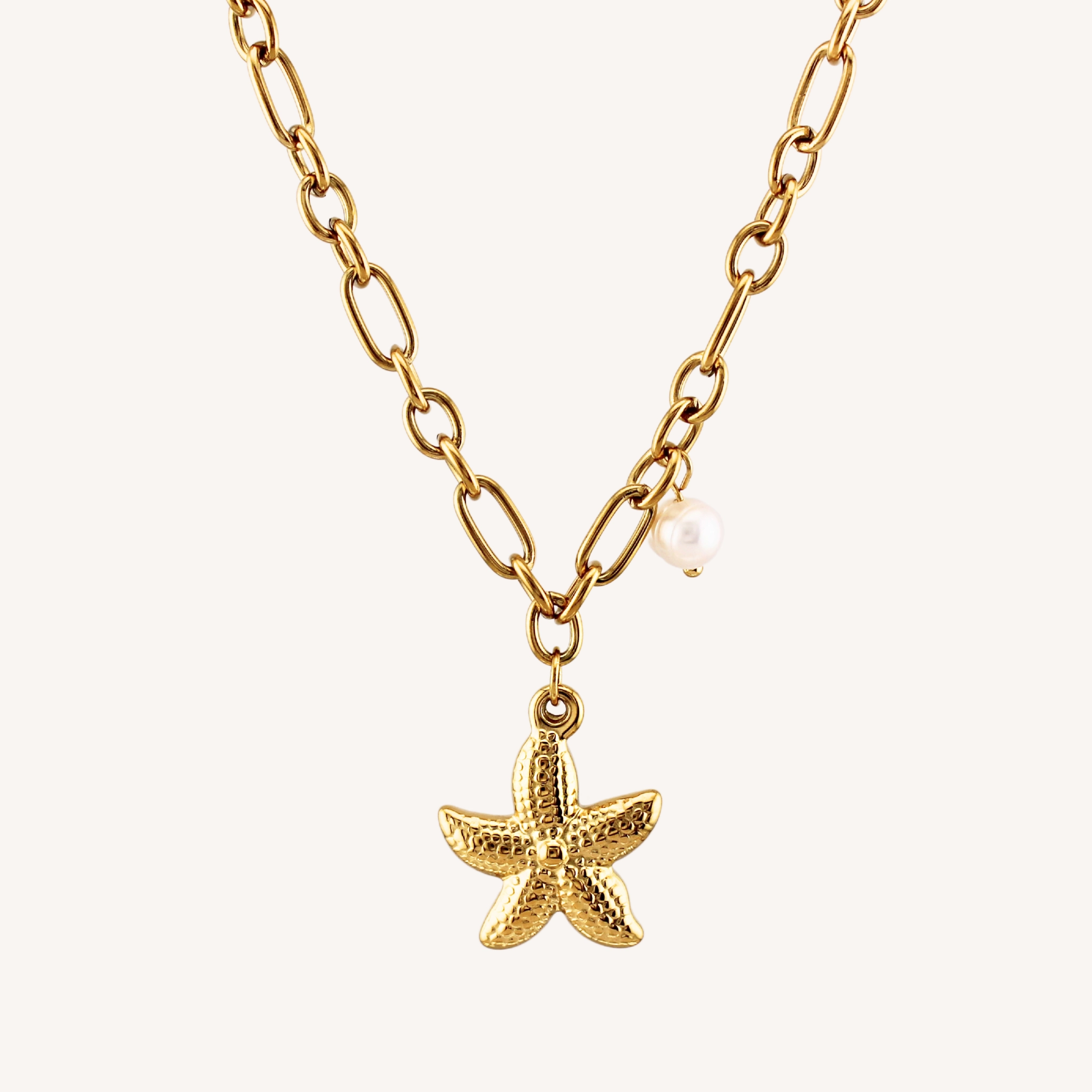 SANTORINI STARFISH PEARL NECKLACE Furnishing Item