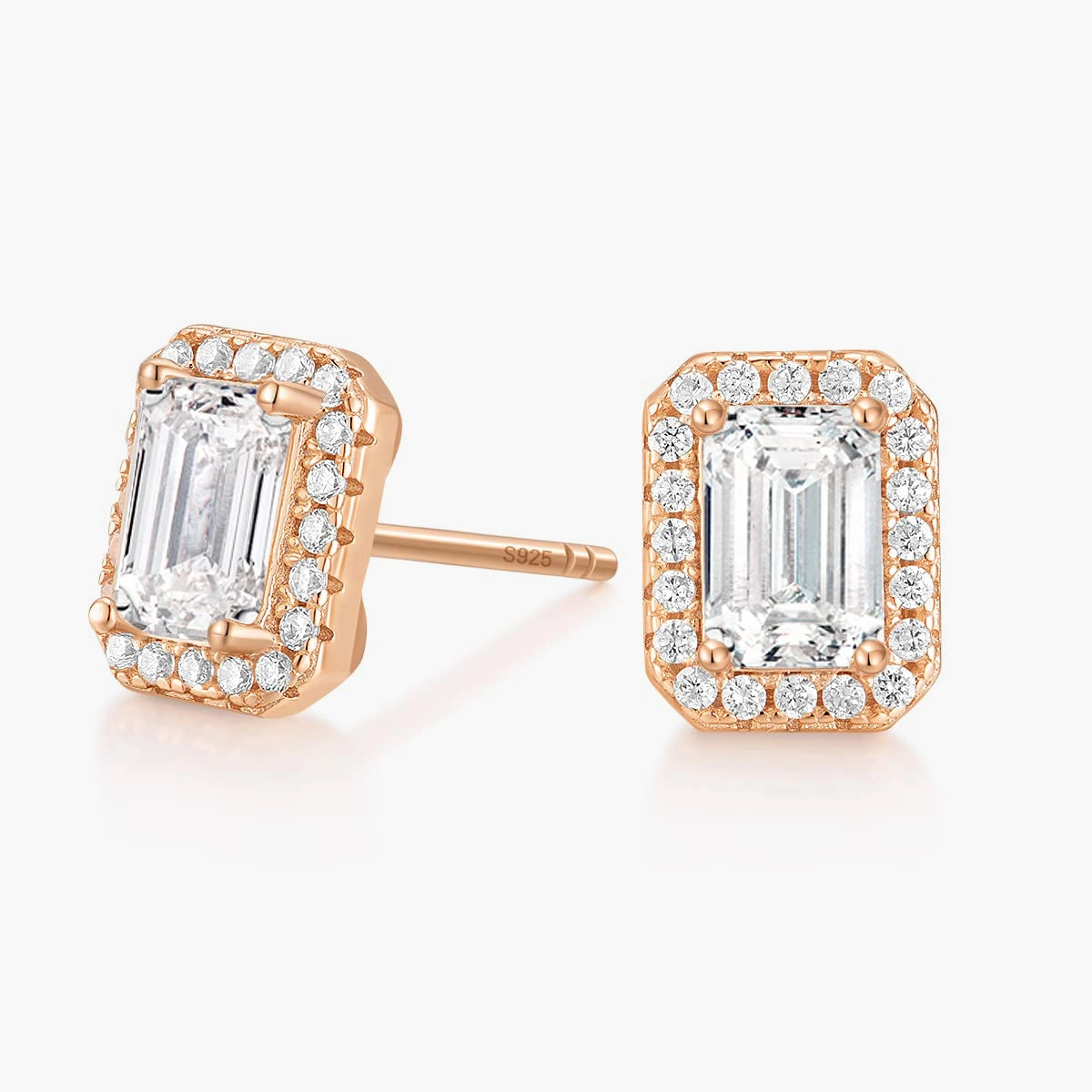 Chic Day Square Cut Cubic Zirconia CZ Earrings