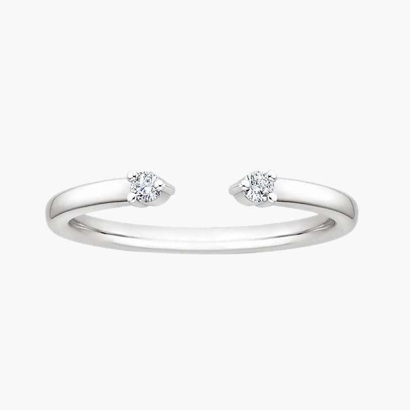 Radiant Touch Stackable Women's Engagement Ring