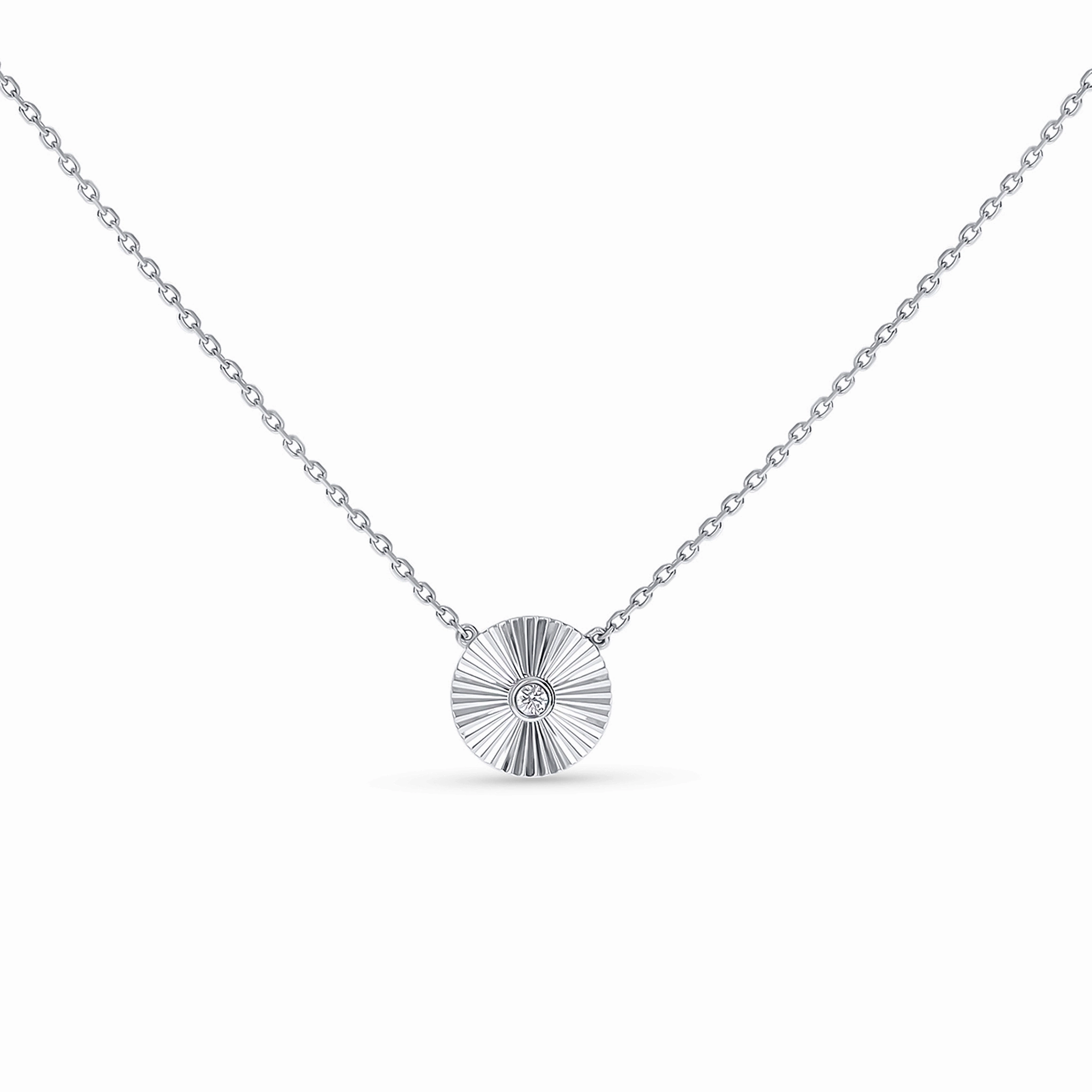 Starburst Diamond Necklace Gifting Moment Vibrant Sparkle