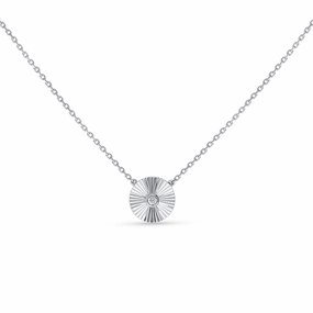 Starburst Diamond Necklace Gifting Moment Vibrant Sparkle