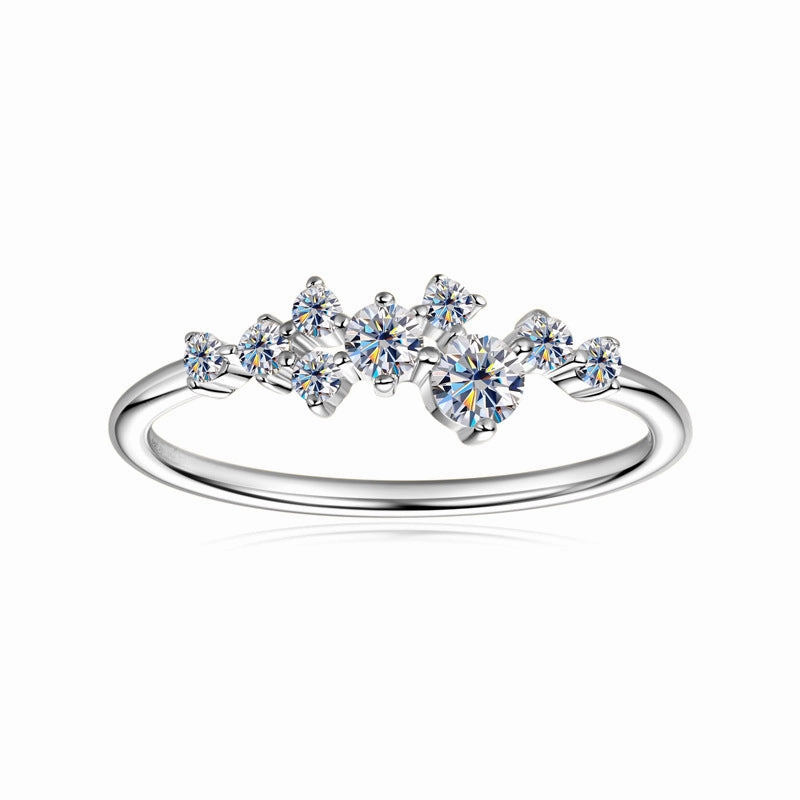 Fashion Jewelry Look Starry Night Ring | Moissanite | S925