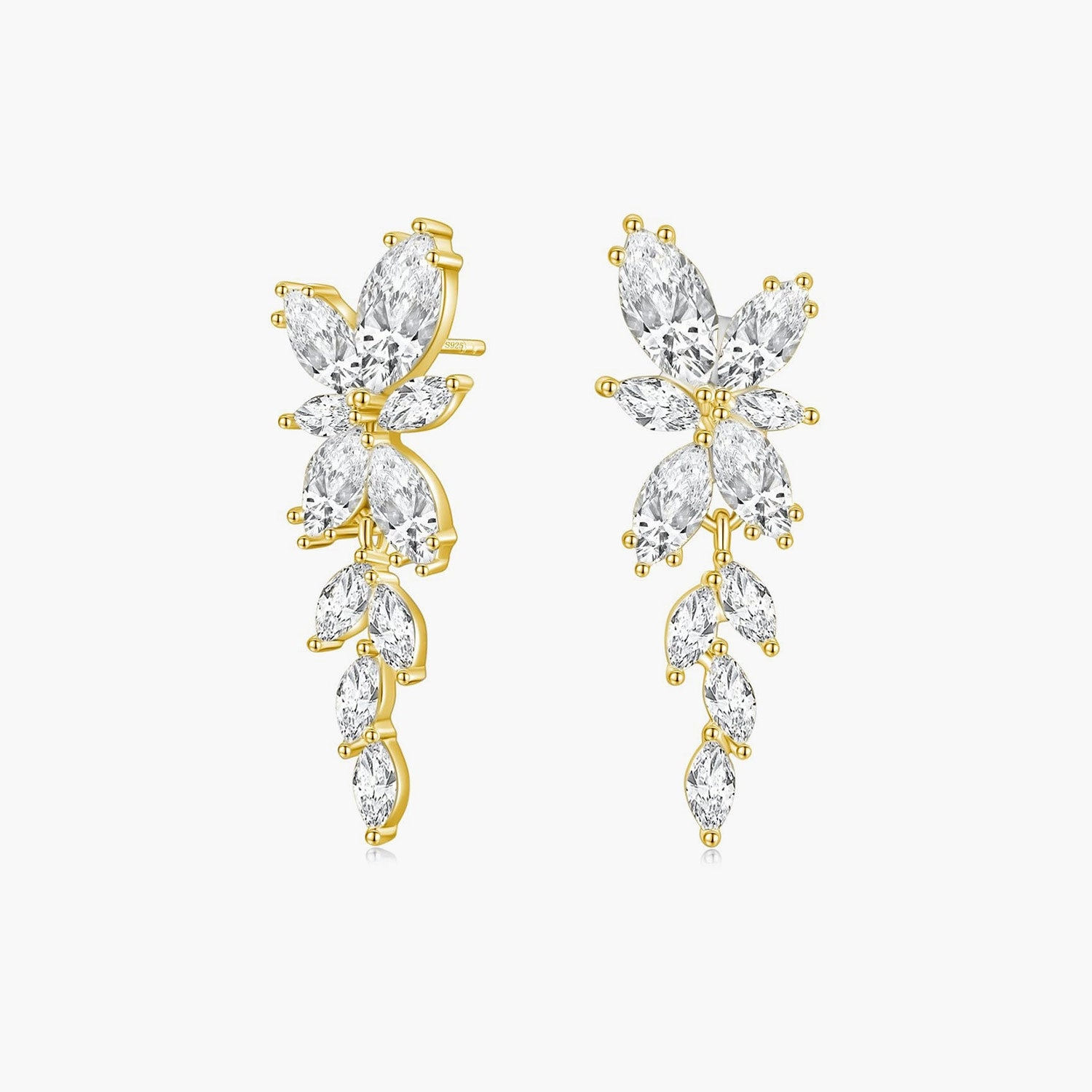 Texture Highlight Statement Drop Earrings