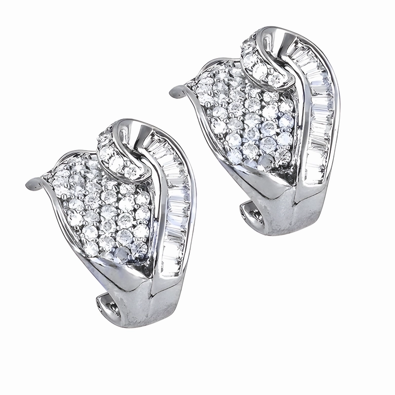 Top Trending Cubic Zirconia Silver Earrings - Popular Designs Gorgeous Feature