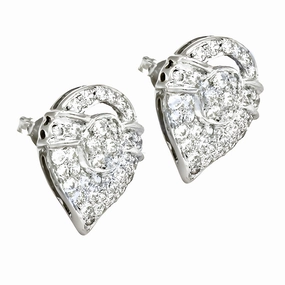 Timeless Jewelry Stunning Cubic Zirconia Gemstone Silver Earrings - Best CZ Earrings Collection