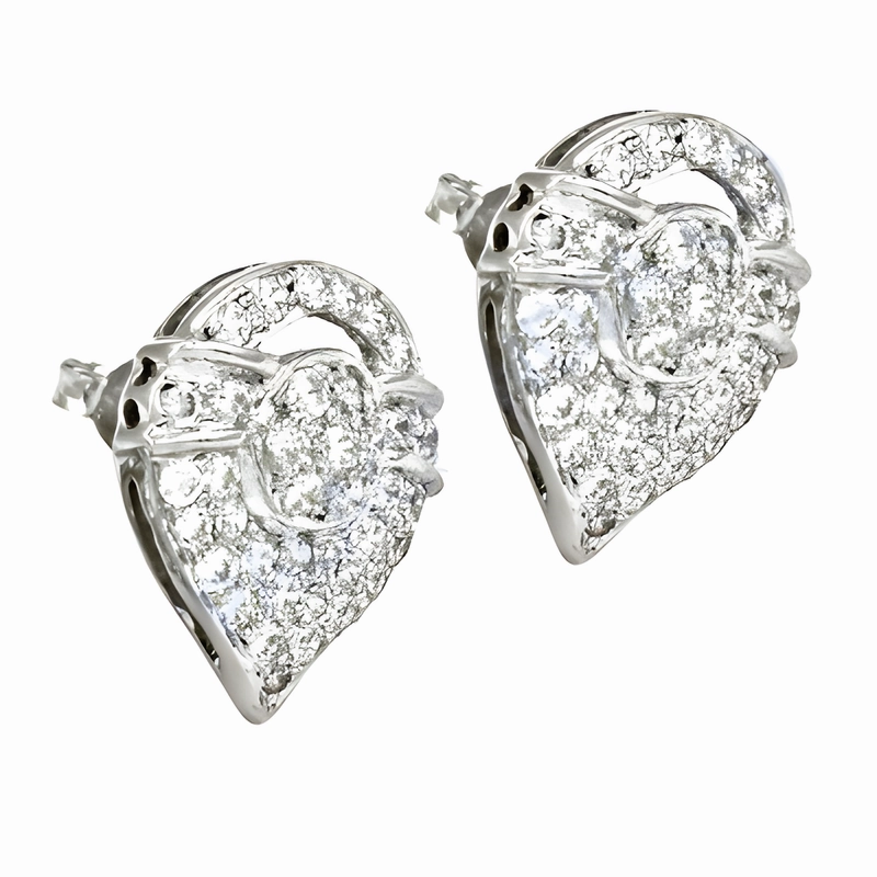 Timeless Jewelry Stunning Cubic Zirconia Gemstone Silver Earrings - Best CZ Earrings Collection