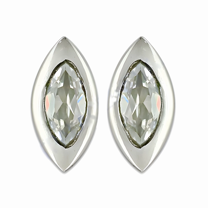Unique Selection Classic Jewelry Stunning Cubic Zirconia Silver Earrings - Affordable Luxury Jewelry