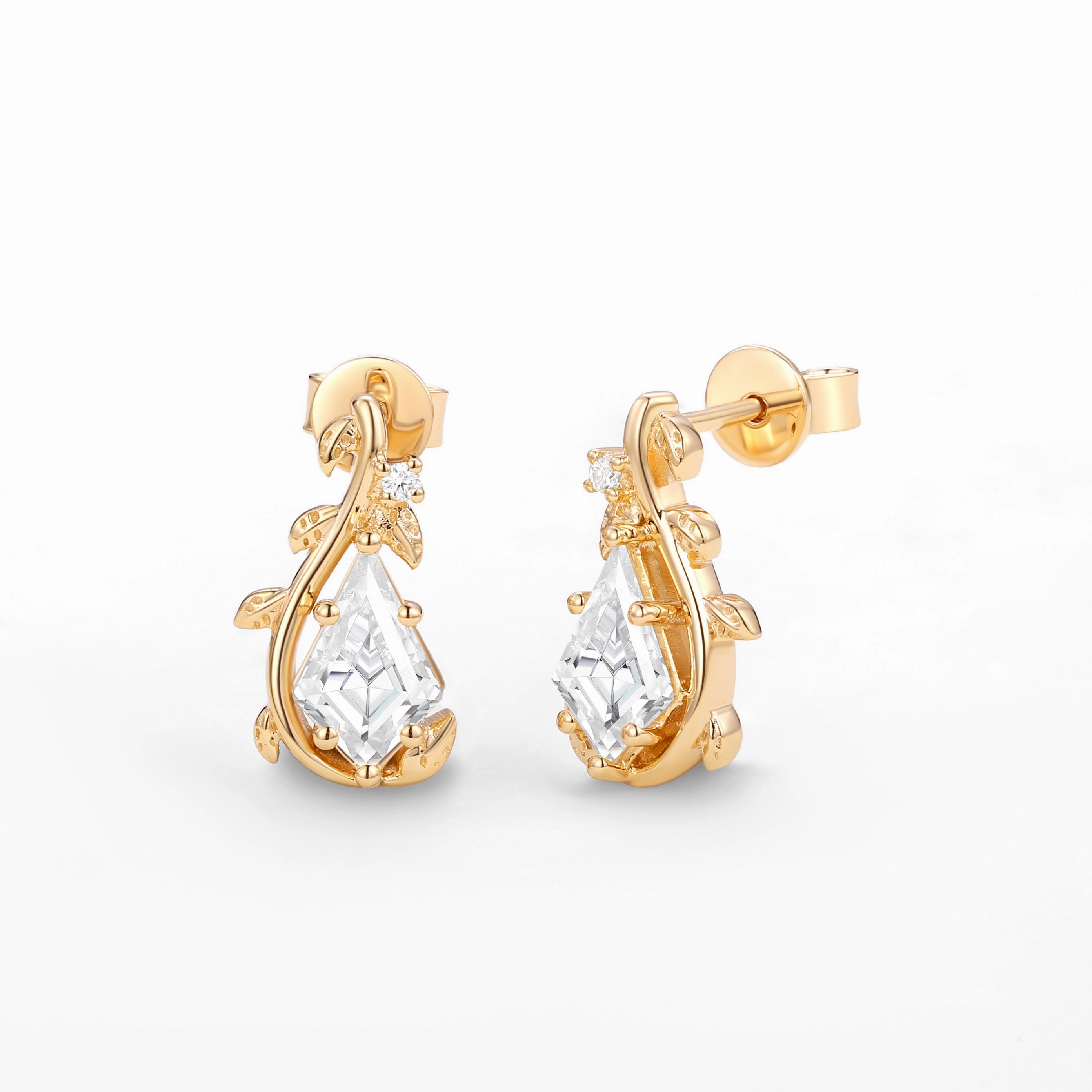 Felicegals Moss Agate Nature Inspired Earrings - Willow Holiday Ornament