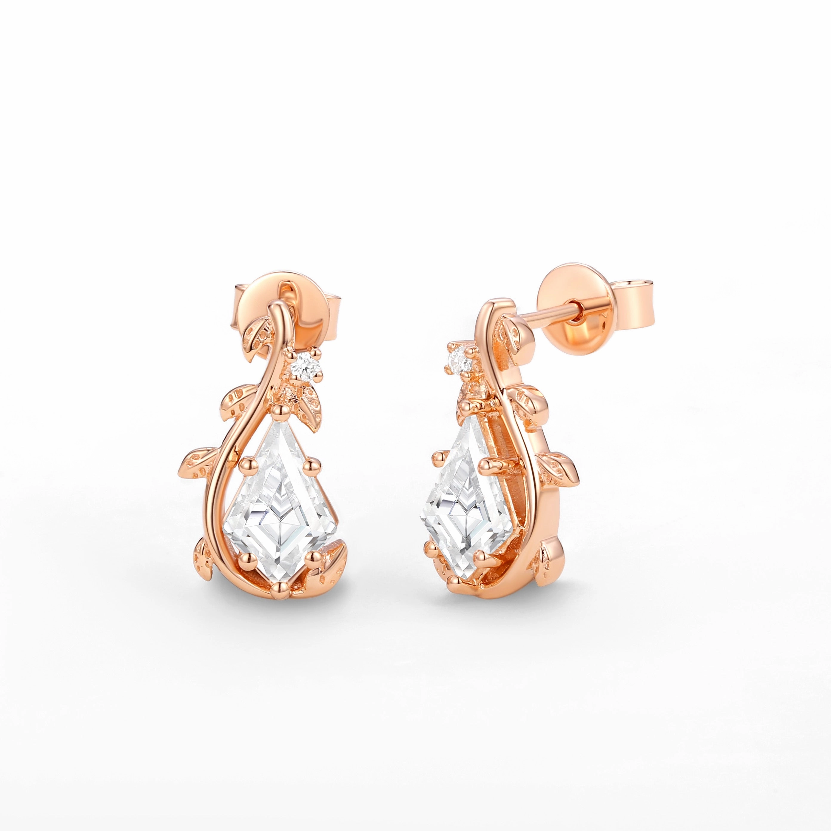 Felicegals Moss Agate Nature Inspired Earrings - Willow High-Quality Design Sparkling Item