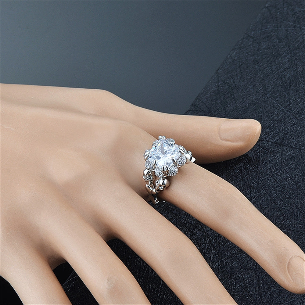 Stunning Stone Party Ring Crisp Edge youth appeal