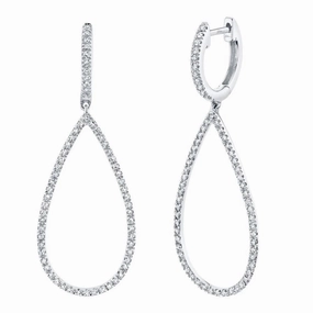 Eternal Sparkle Hoops Gorgeous Adornment Stylish Detail