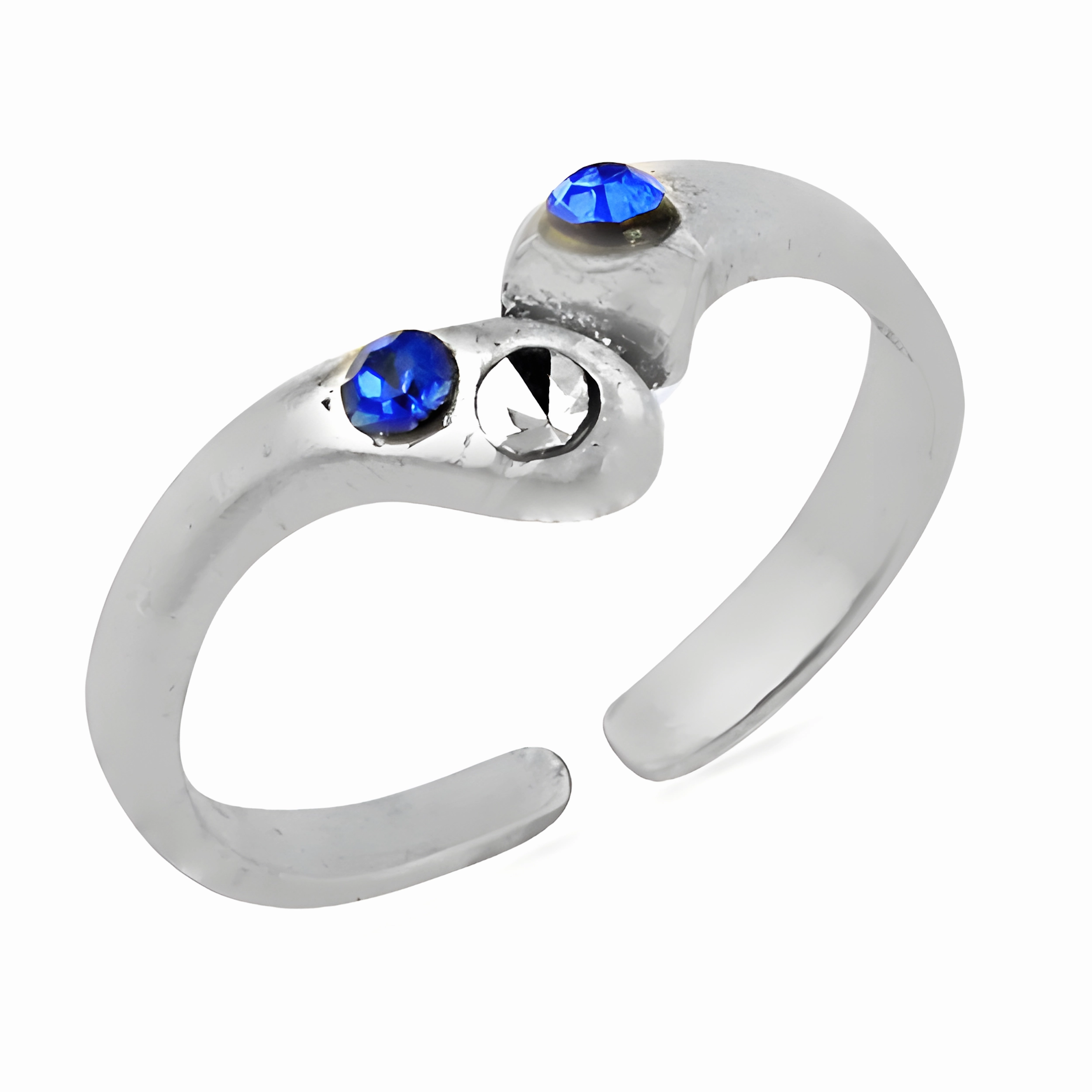 Stylish Ink Zirconia Gemstone 925 Silver Ring - Handmade Pretty Design Rings Affordable Piece