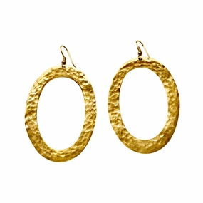 Lana Oval Hoops Earrings Winter Item