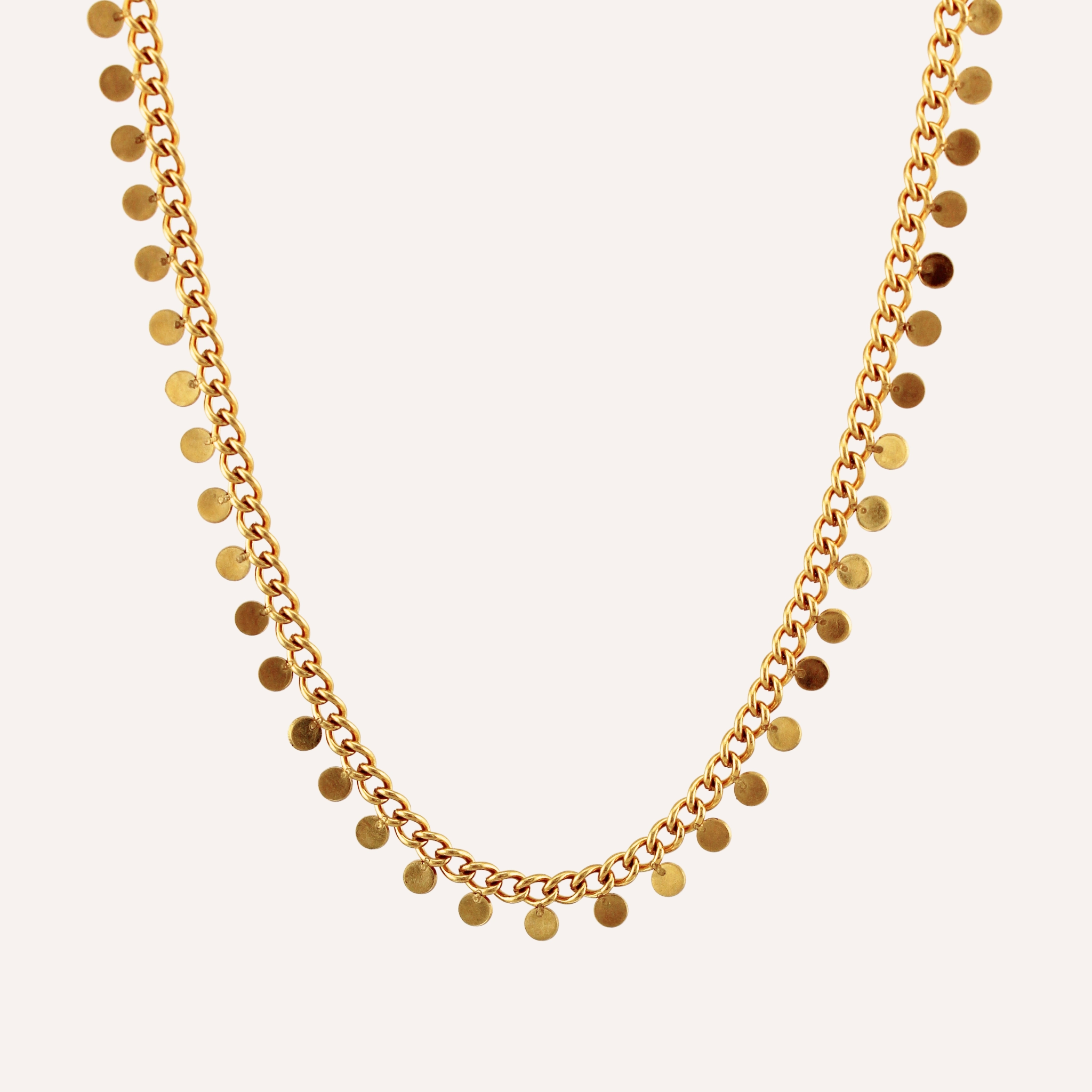 Graduation Gift Family Occasion SUNSET COIN NECKLACE