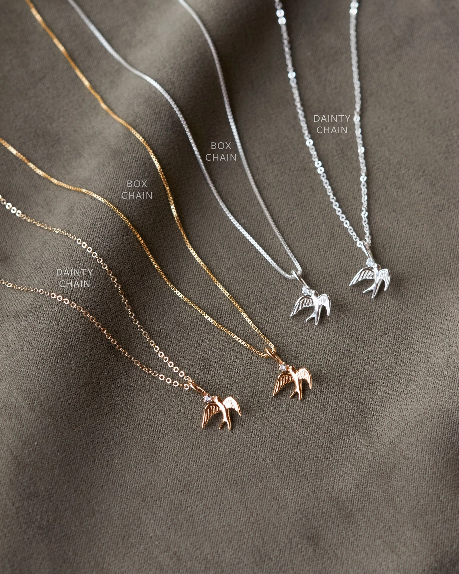 Distinctive Jewelry Splendid Adornment Swallow Charm