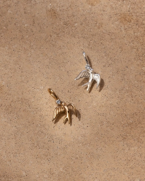 Splendid Adornment Swallow Charm