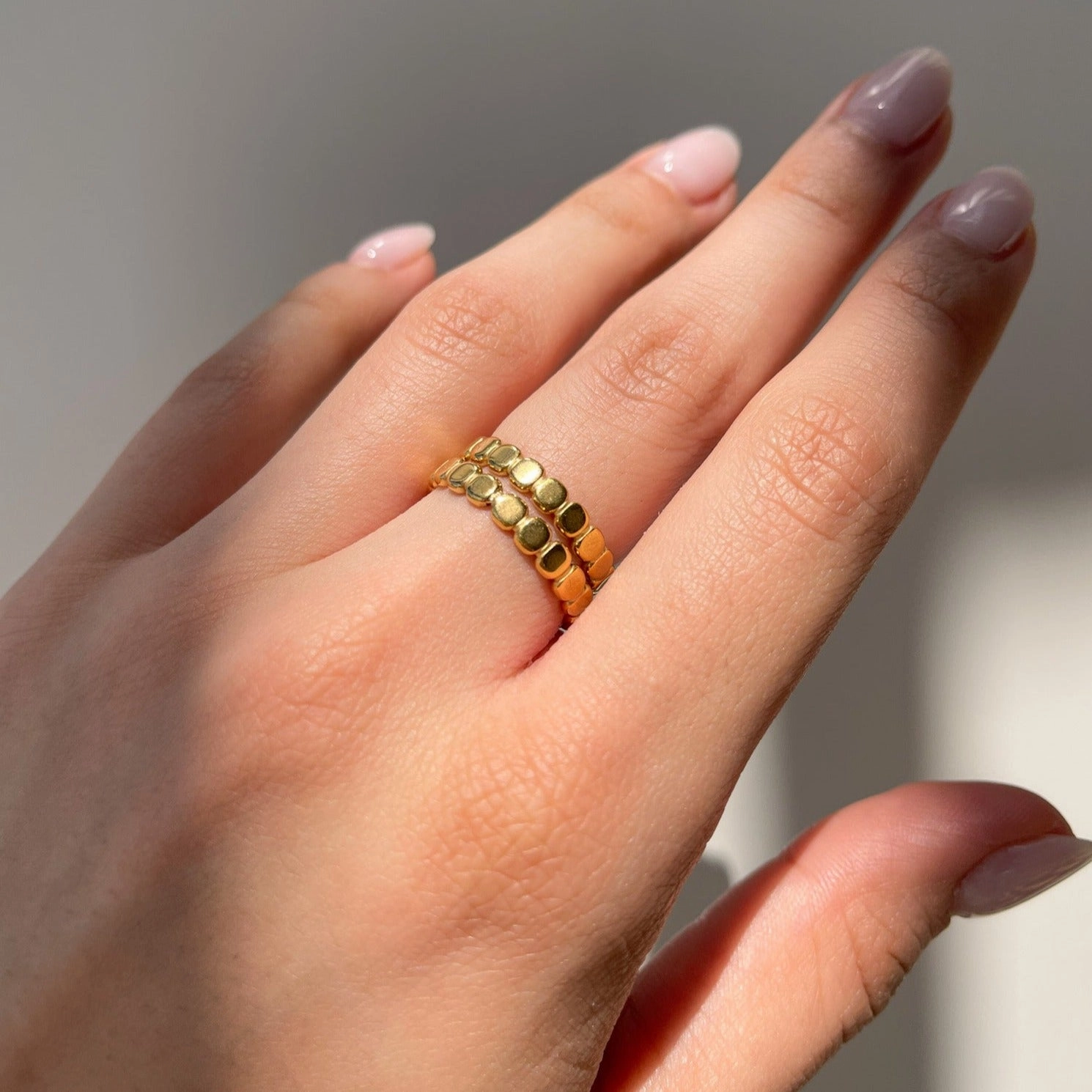 DIY project Gift Surprise MOROCCO FLAT BEADED RING