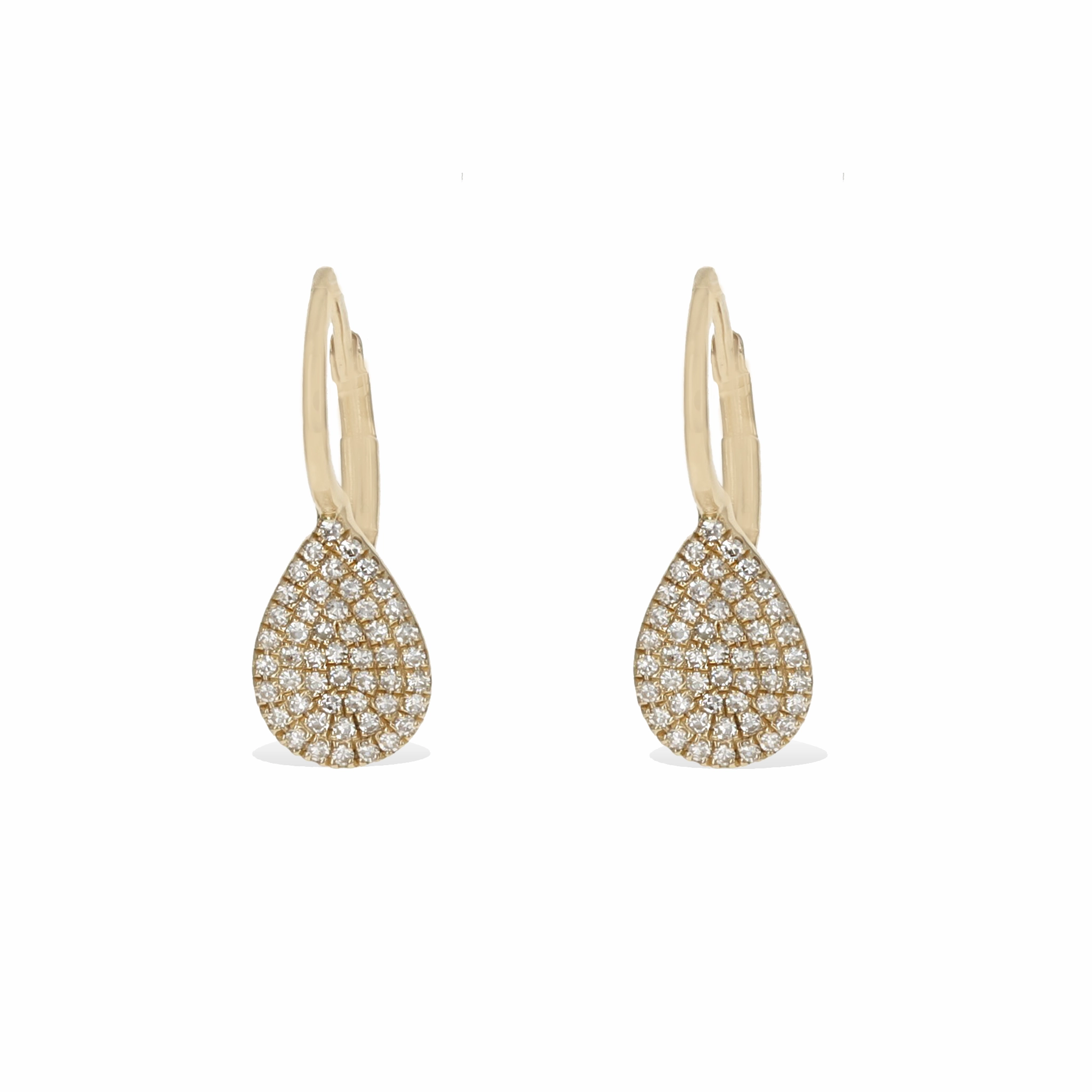 Luminous Look Distinctive pieces Teardrop Diamond Earrings