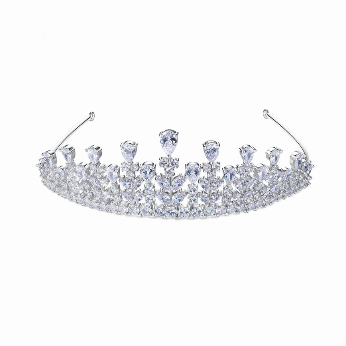 Tiara Crown Headband | CZ Graceful Shine
