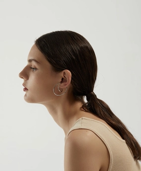 Stylish Accent Fashionable Item The Planet Spherical Ear Cuff 18K Gold/Silver