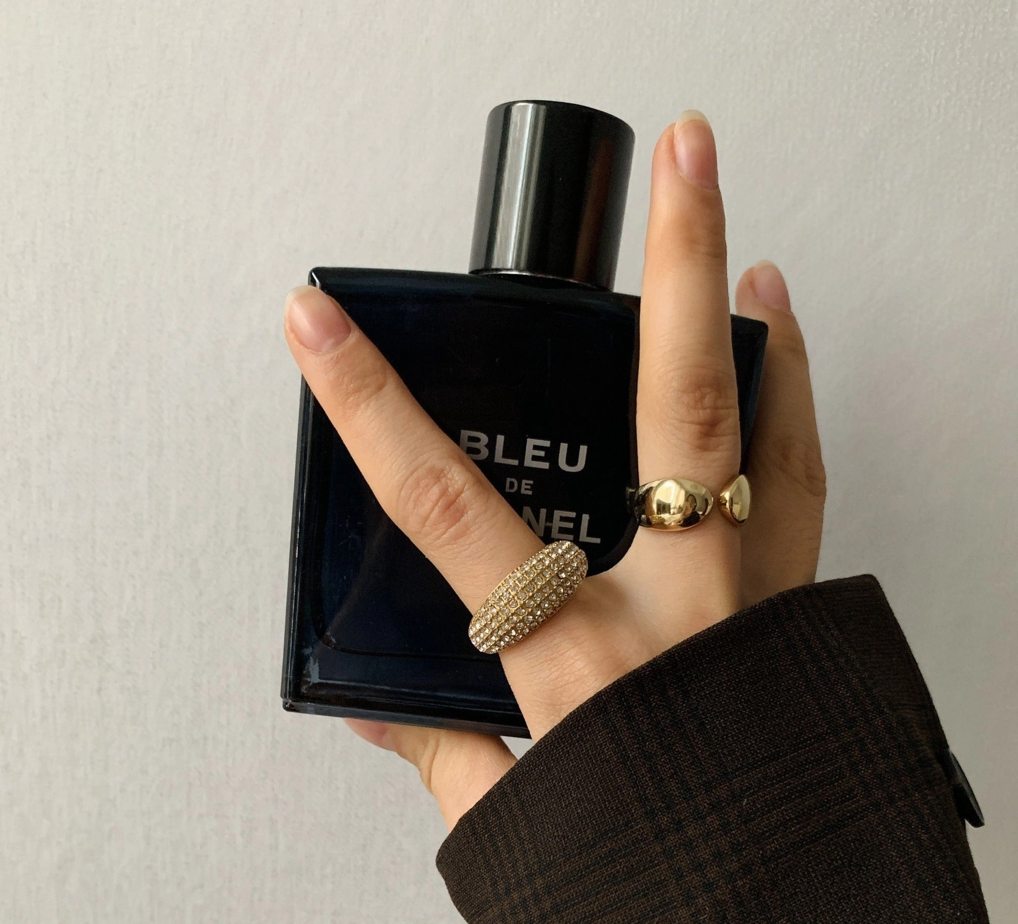 Delicate Vibe Vasiliki Paved CZ Dome Ring 18K Gold