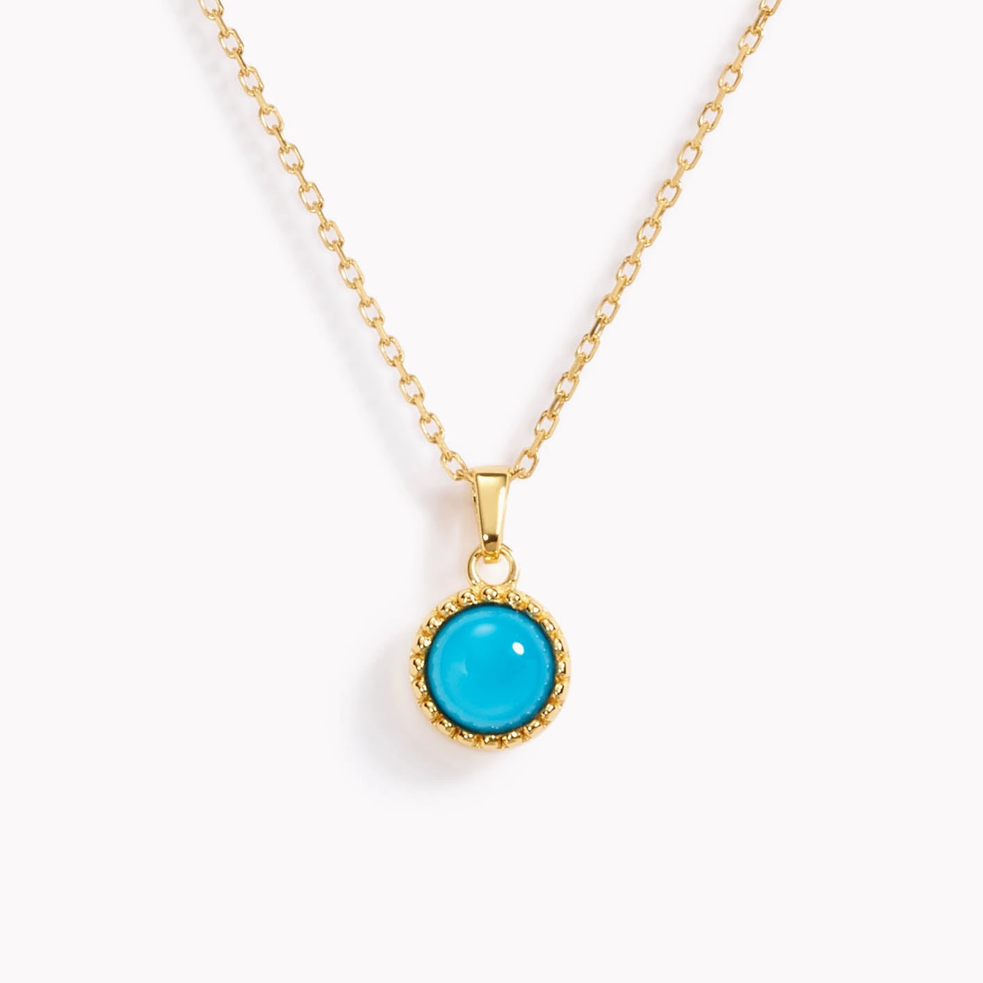 Luxury Life December Birthstone Necklace - Turquoise