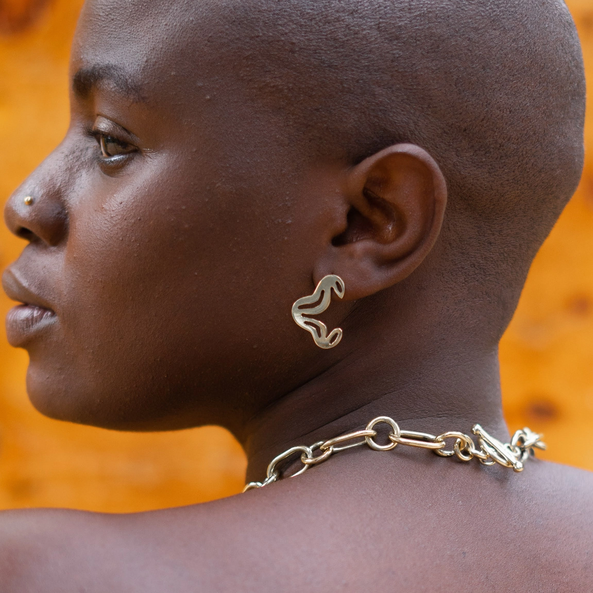 Linear Piece Vida Earring