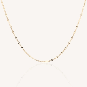 Trendy Jewelry WILLOW DAPPED FIGARO NECKLACE