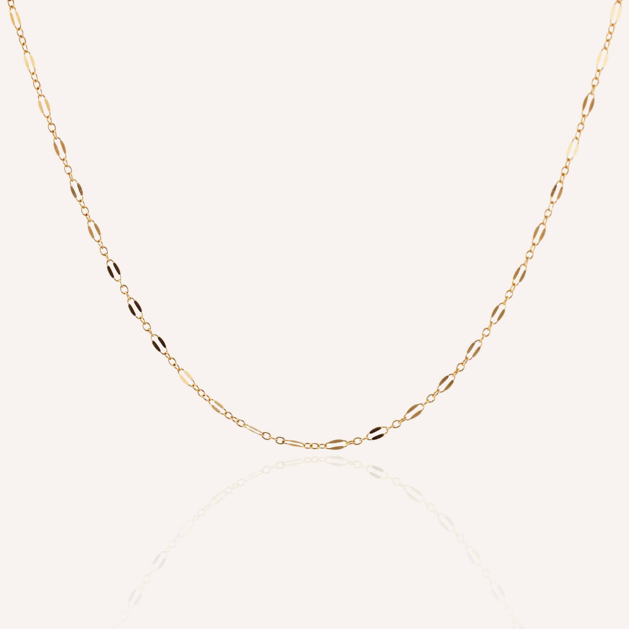 Trendy Jewelry WILLOW DAPPED FIGARO NECKLACE
